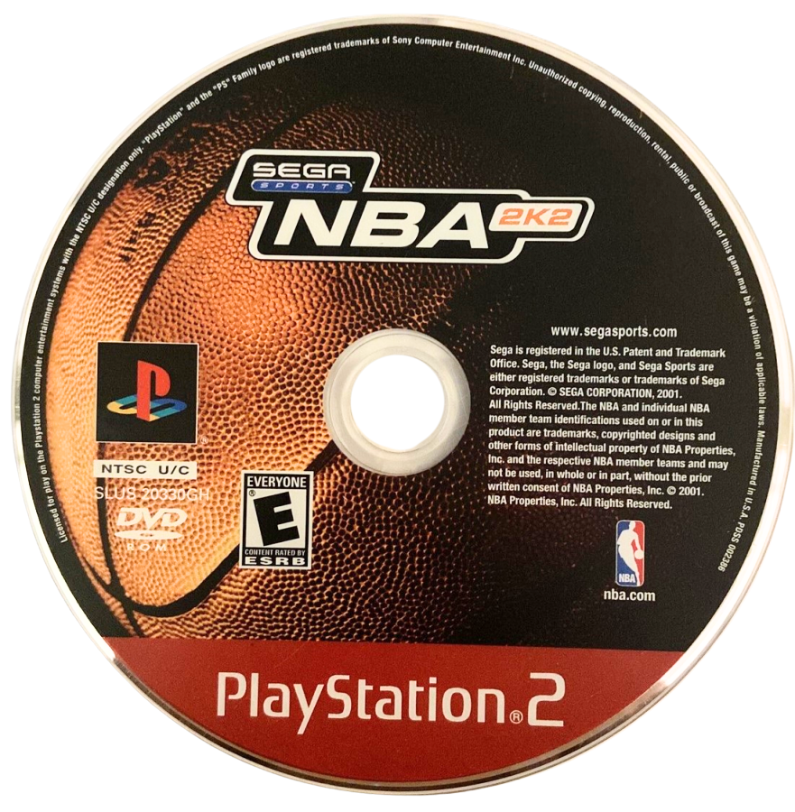 NBA 2K2 [Greatest Hits] – PlayStation 2 (PS2) basketball sports video game disc