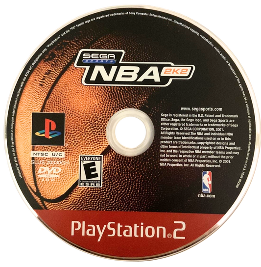 NBA 2K2 [Greatest Hits] – PlayStation 2 (PS2) basketball sports video game disc