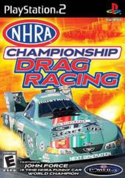 NHRA Championship Drag Racing cover art for PlayStation 2 (PS2) video game