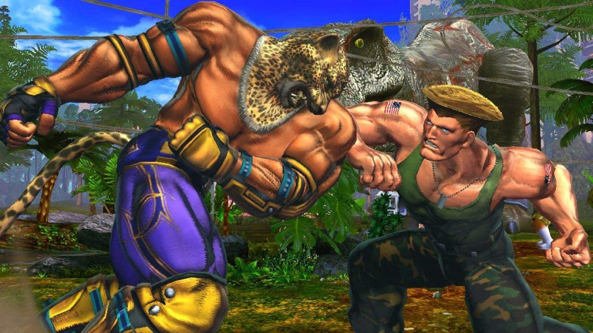 Street Fighter X Tekken for Xbox 360 fighting video game featuring tag team battles, iconic characters from both franchises, combo based combat mechanics, and competitive multiplayer gameplay experience gameplay