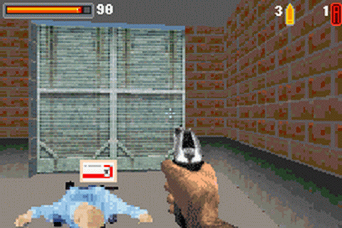 Ecks vs Sever Game Boy Advance GBA video game featuring first person shooter gameplay tactical combat weapon action enemy encounters mission based gameplay stealth objectives and action packed levels classic handheld gaming retro video game collection collectible gaming appeal gameplay
