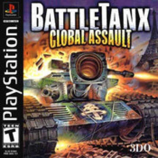 Battletanx: Global Assault cover art for PlayStation 1 (PS1) video game
