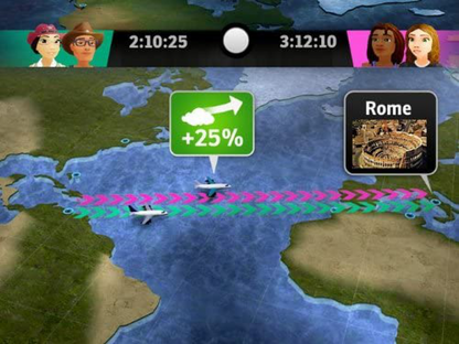 The Amazing Race Nintendo Wii video game, adventure party gameplay, TV show adaptation, multiplayer challenges, Wii console title gameplay screenshot