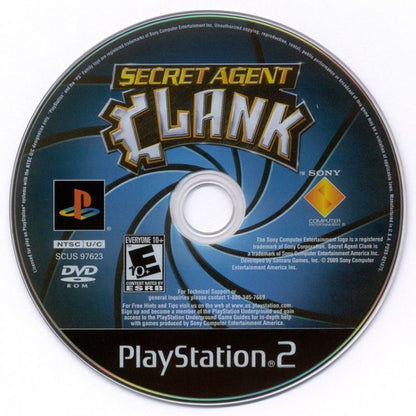 Secret Agent Clank PlayStation 2 PS2 retro video game action platformer disc