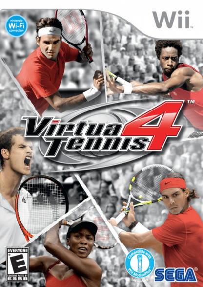 Virtua Tennis 4 cover art for Nintendo Wii (Wii) video game