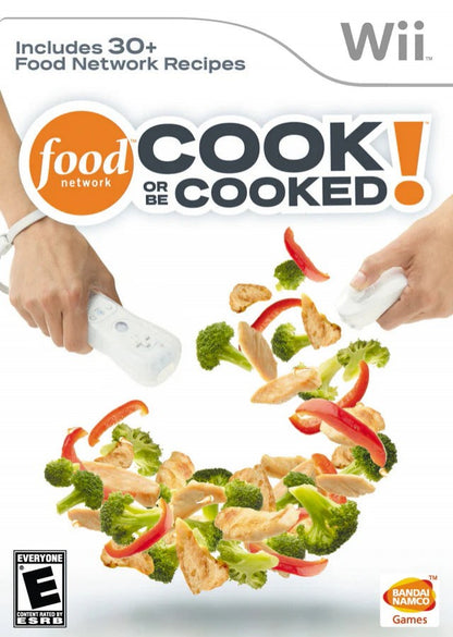 Food Network: Cook or Be Cooked – Nintendo Wii (Wii) cooking simulation cover art for video game
