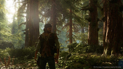 Days Gone PlayStation 4 game featuring open-world action survival gameplay with motorcycle exploration and zombie hordes screenshot