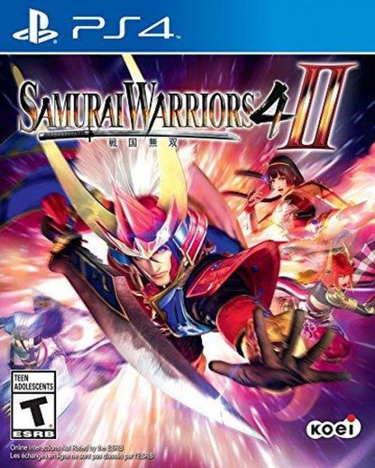 Samurai Warriors 4-II – PlayStation 4 (PS4) video game cover art, hack-and-slash action title