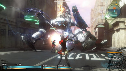 Final Fantasy Type-0 HD Day One Edition for PlayStation 4, gameplay for an action role-playing video game with fantasy combat, cinematic storytelling, party-based battles, and epic JRPG adventure