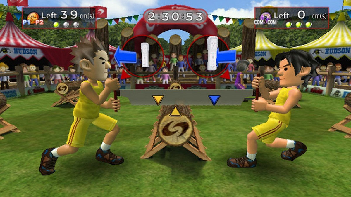 Go Play: Lumberjacks – Nintendo Wii (Wii) party mini-game sports gameplay for video game