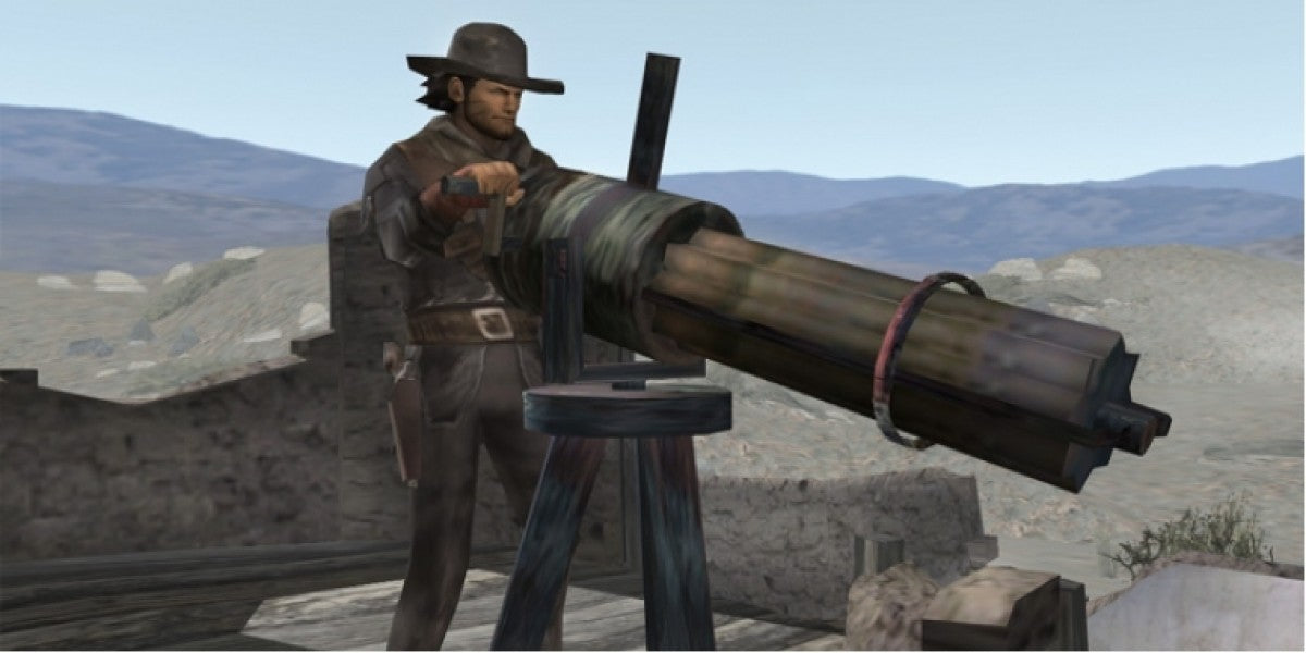 Red Dead Revolver [Greatest Hits] – PlayStation 2 (PS2) video game gameplay, third-person western action shooter.