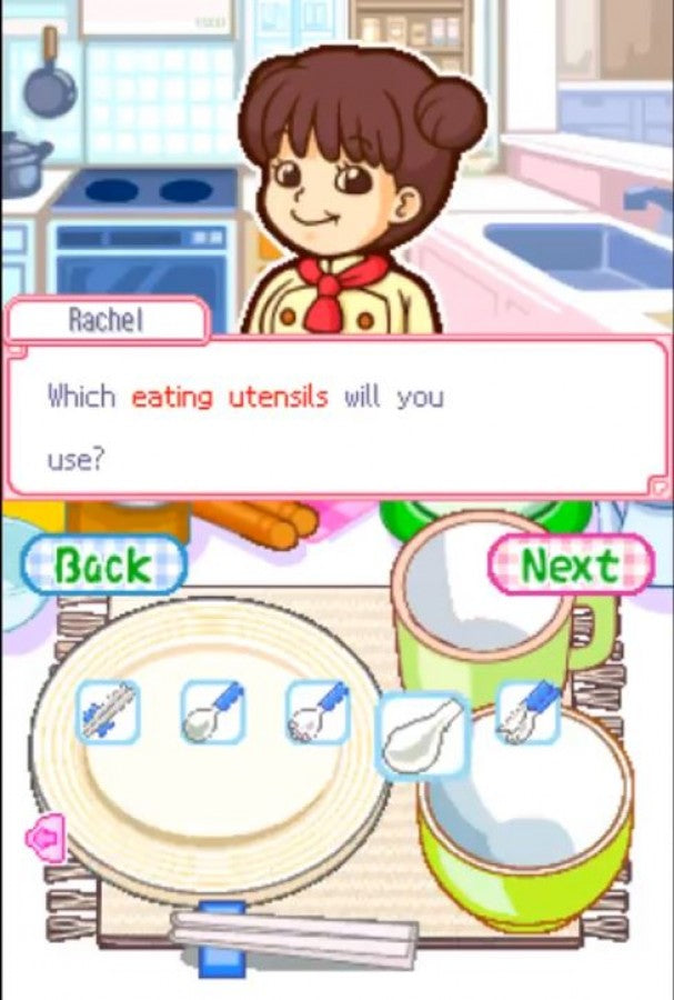 Imagine Master Chef Nintendo DS cooking simulation game with recipe challenges kitchen tasks and culinary creativity for young players gameplay