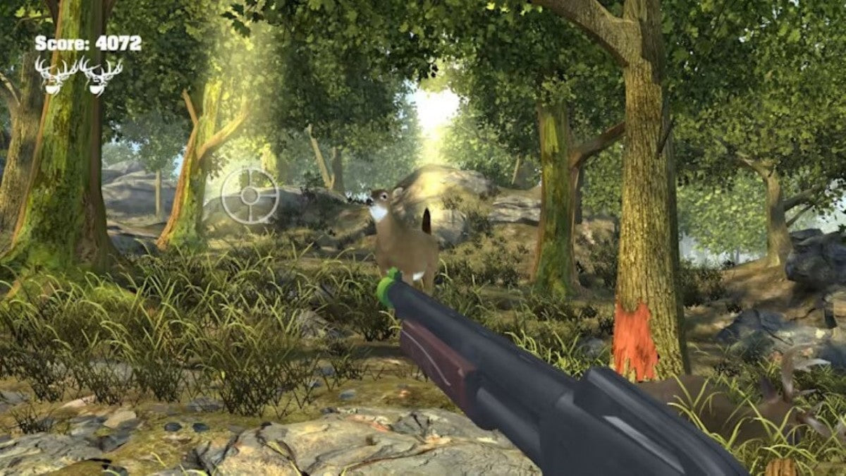 Big Buck Hunter Arcade gameplay image for Nintendo Switch NS video game