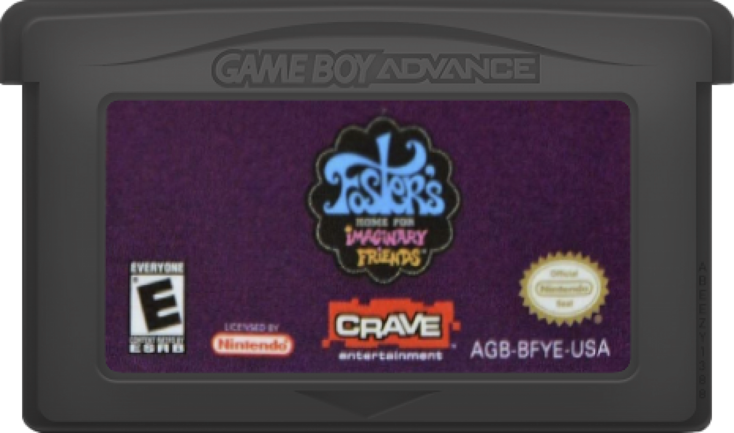 Foster's Home for Imaginary Friends Game Boy Advance GBA for retro video game enthusiasts featuring action platforming gameplay Cartoon Network inspired adventure colorful levels puzzle solving imaginative characters handheld gaming fun and collectible gaming appeal cartridge