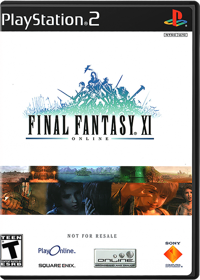 Final Fantasy XI cover art for PlayStation 2 (PS2) video game