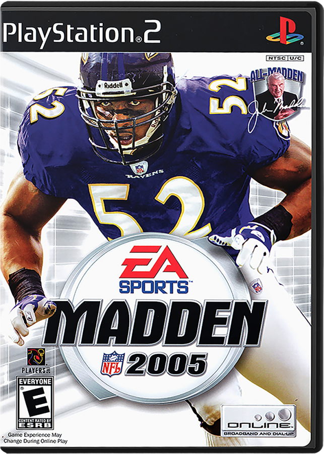 Madden NFL 2005 cover art for PlayStation 2 (PS2) sports video game