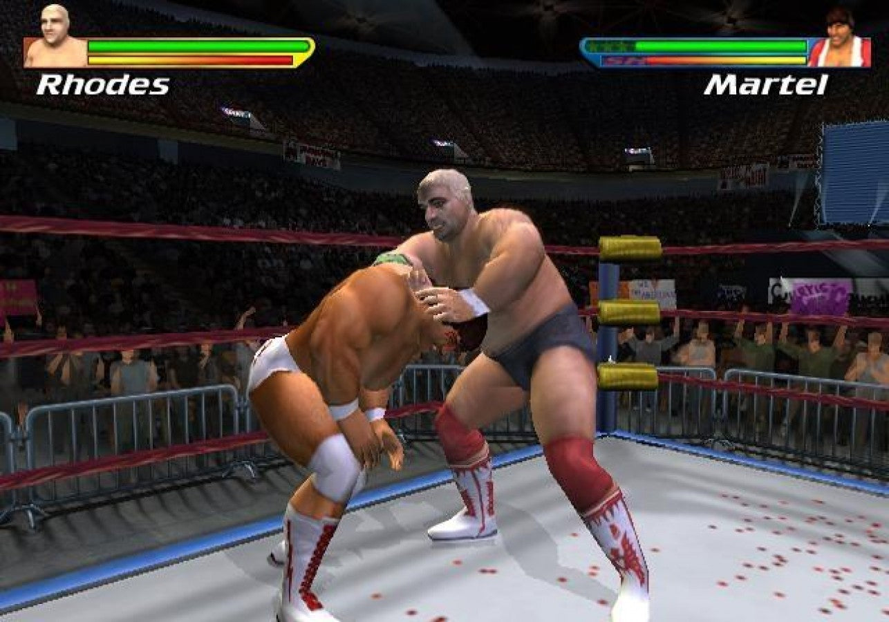 Showdown: Legends of Wrestling – PlayStation 2 (PS2) video game gameplay, professional wrestling sports game.