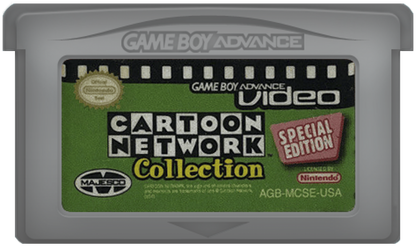 GBA Video Cartoon Network Collection Special Edition Nintendo Game Boy Advance GBA for animated cartoon entertainment retro video game fans featuring Cartoon Network episodes portable video playback classic television favorites handheld media collection nostalgic entertainment collectible gaming appeal cartridge