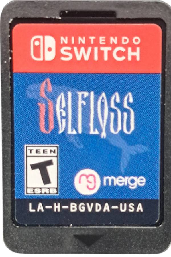 Selfloss Nintendo Switch inspired design featuring emotional fantasy adventure aesthetic atmospheric world exploration heartfelt storytelling mystical whale companion enchanting landscapes puzzle solving elements and beautifully crafted narrative driven gameplay presentation cartridge