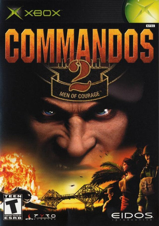 Commandos 2: Men of Courage cover art for Xbox (XBOX) video game