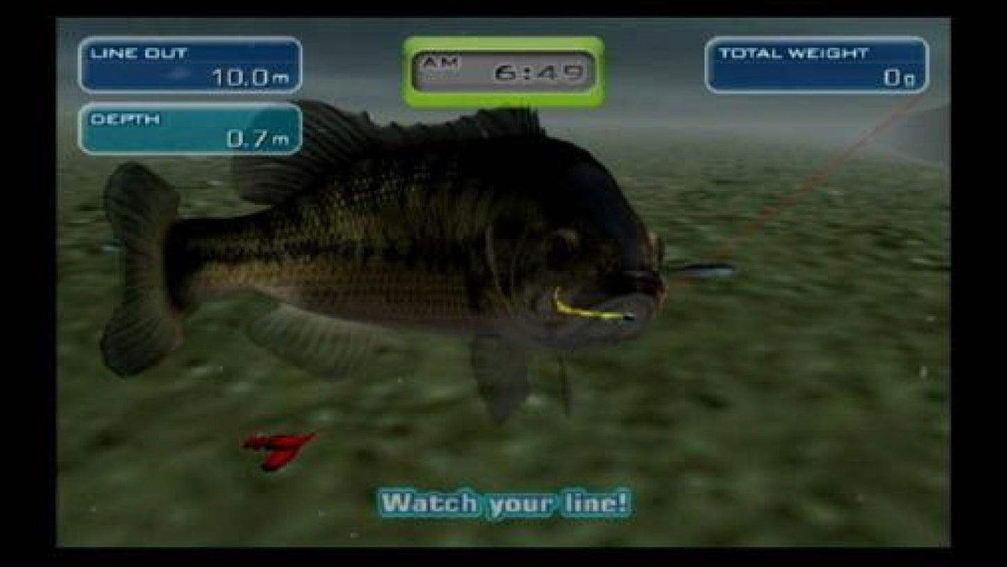 Hooked! Real Motion Fishing – Nintendo Wii (Wii) fishing simulation sports gameplay for video game