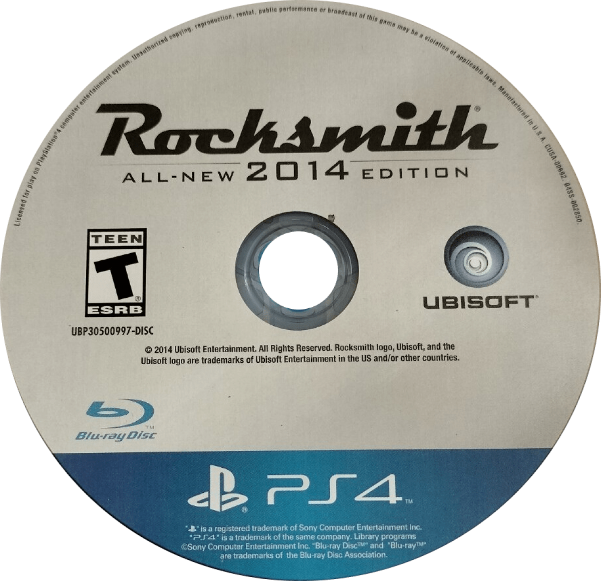 Rocksmith 2014 Edition Remastered PlayStation 4 PS4 for music rhythm video game fans featuring real guitar and bass gameplay interactive lessons song practice note detection skill progression customizable difficulty effects and authentic rock music training collectible gaming appeal game disc