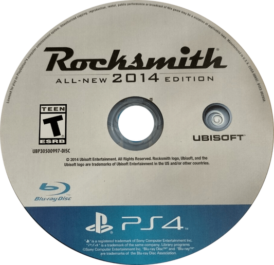 Rocksmith 2014 Edition Remastered PlayStation 4 PS4 for music rhythm video game fans featuring real guitar and bass gameplay interactive lessons song practice note detection skill progression customizable difficulty effects and authentic rock music training collectible gaming appeal game disc