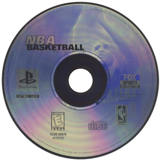 NBA Basketball 2000 disc for PlayStation 1 (PS1) retro video game