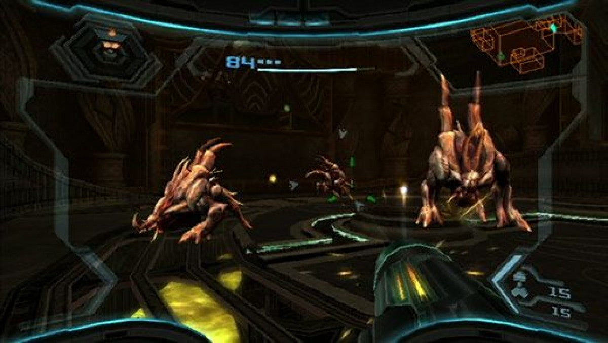 Metroid Prime 3: Corruption – Nintendo Wii (Wii) first-person action-adventure shooter video game gameplay