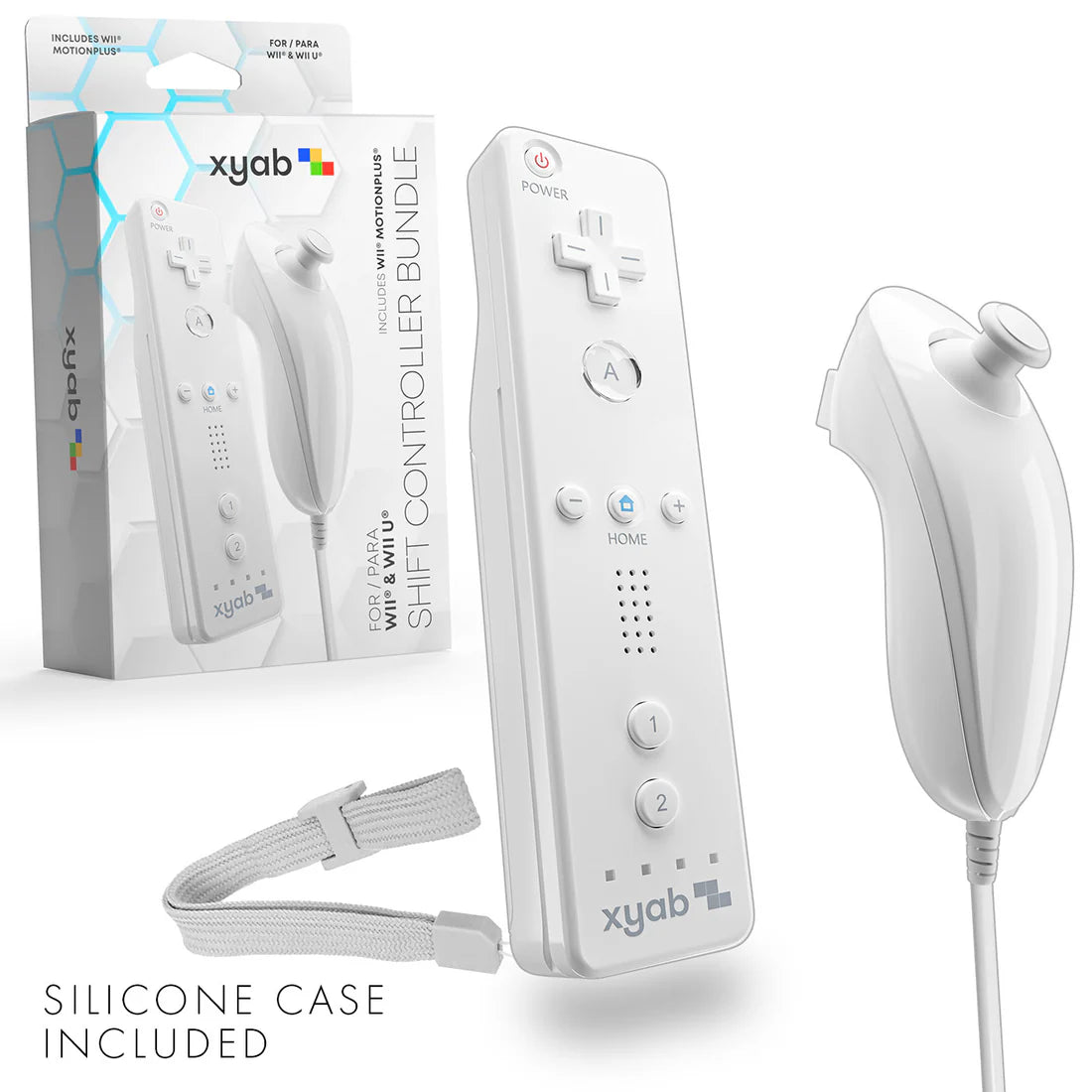 SHIFT Wireless Controller Bundle White accessory Nintendo Wii and Wii U