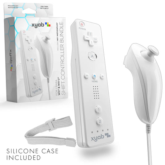 SHIFT Wireless Controller Bundle White accessory Nintendo Wii and Wii U