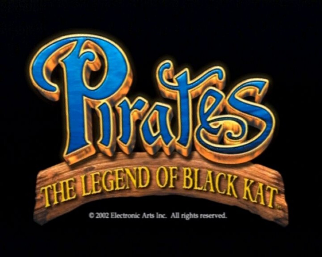 Pirates Legend of Black Kat PlayStation 2 PS2 retro video game action adventure title screen (2002)