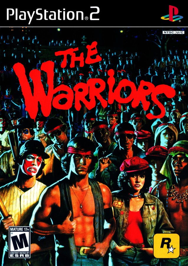The Warriors cover art for Playstation 2 (PS2) video game