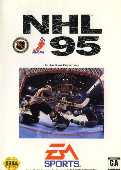 NHL 95 cover art for Sega Genesis (GEN) video game