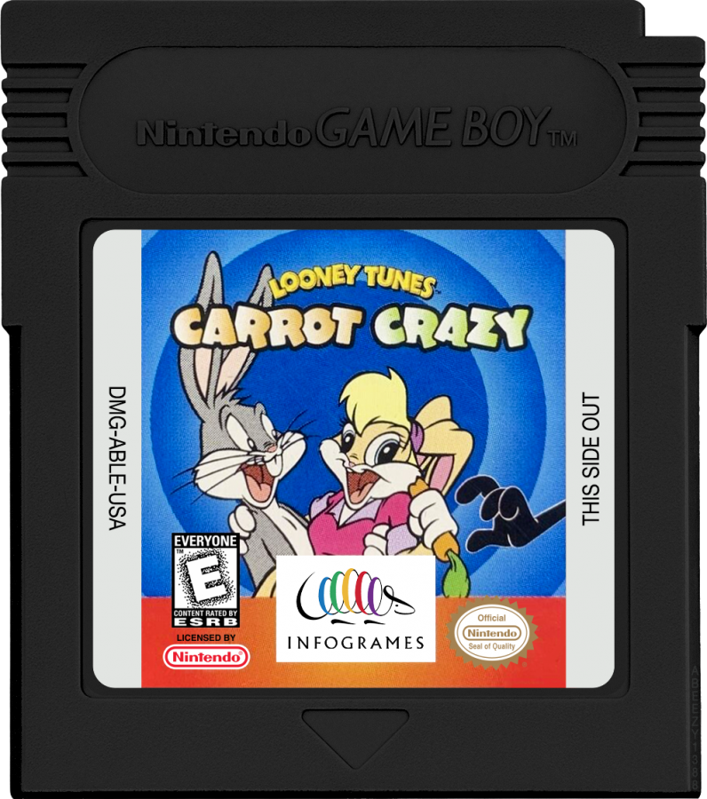 Looney Tunes: Carrot Crazy game cartridge for Game Boy (GB) video game