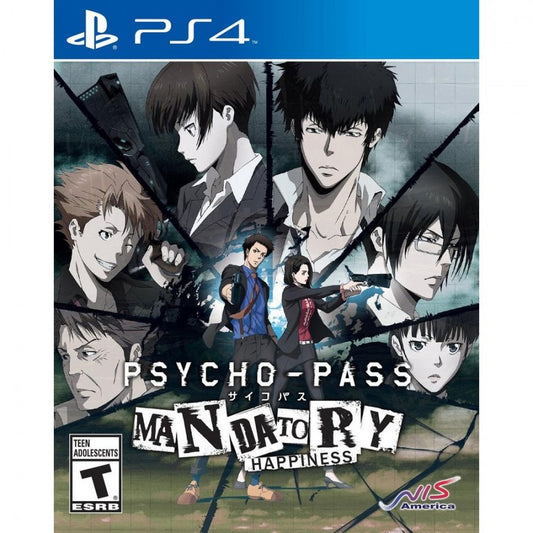 Psycho-Pass: Mandatory Happiness cover art for PlayStation 4 (PS4) video game