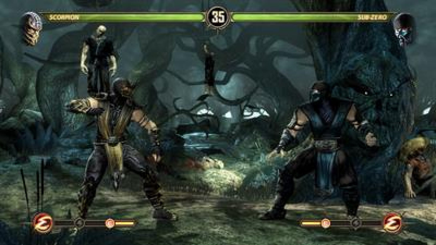 Mortal Kombat Komplete Edition Greatest Hits PlayStation 3 PS3 for fighting video game fans featuring iconic Mortal Kombat characters brutal combat fatalities special moves story mode challenging battles and classic arcade style gameplay collectible retro Sony PlayStation gaming appeal gameplay