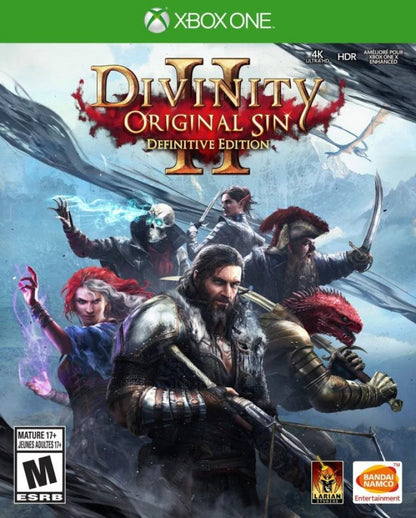 Original Sin II Definitive Edition – Xbox One (XONE) cover art for award-winning tactical turn-based fantasy RPG with co-op campaign