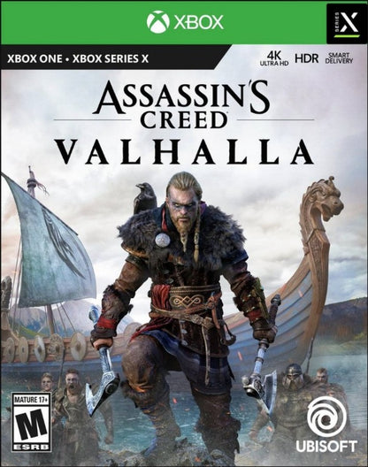 Assassin’s Creed: Valhalla cover art for Xbox Series X (XSX) action RPG video game