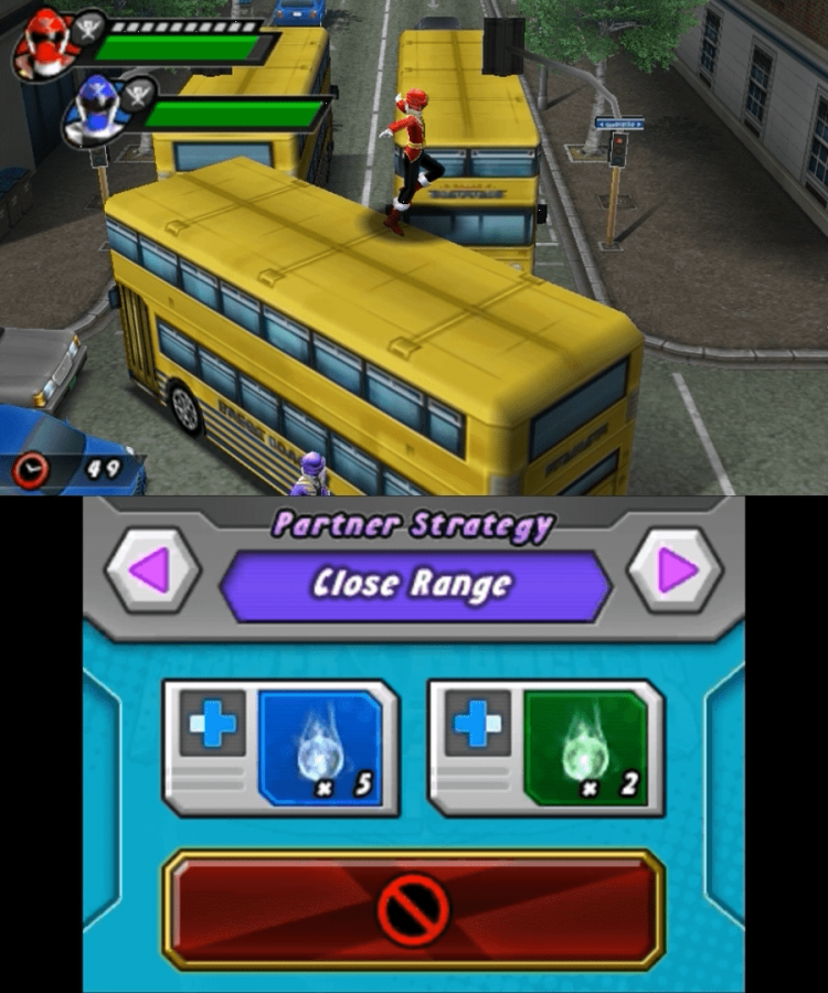 Power Rangers: Super Megaforce gameplay for Nintendo 3DS (3DS) action fighting video game