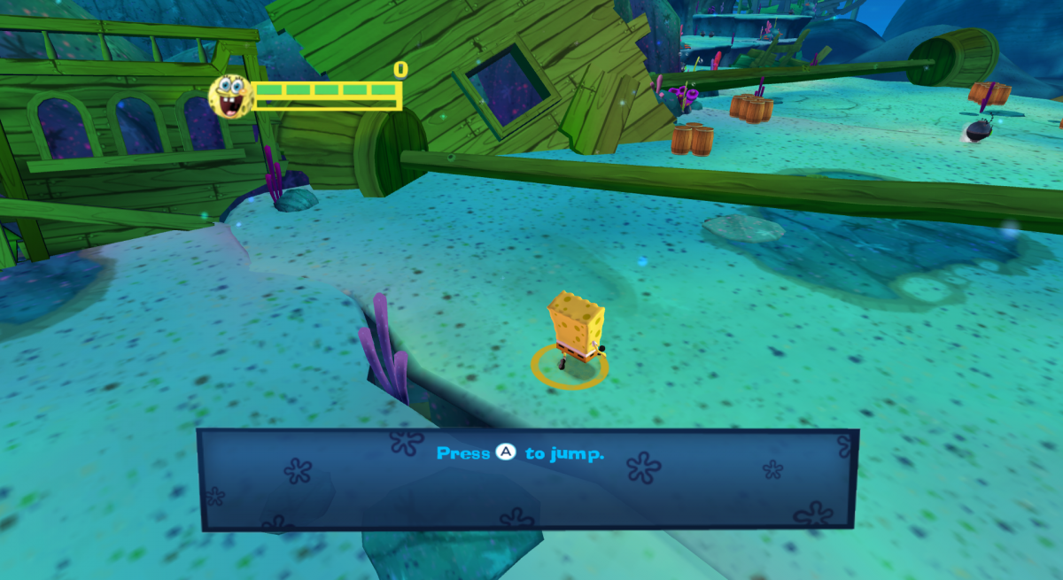 SpongeBob SquarePants Plankton's Robotic Revenge Nintendo Wii for action adventure video game fans featuring SpongeBob and Bikini Bottom characters robotic enemies third person shooting gameplay cooperative multiplayer colorful environments cartoon humor and family friendly adventure collectible gaming appeal gameplay