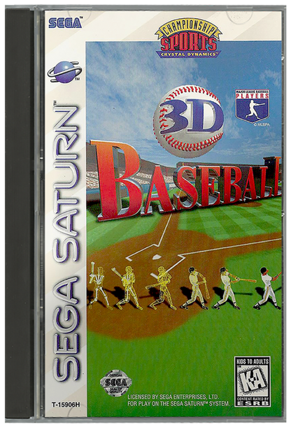 3D Baseball cover art for Sega Saturn (SS) video game