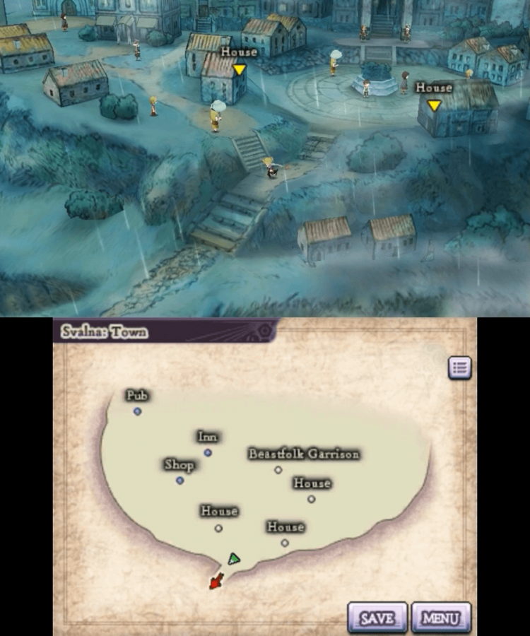 The Alliance Alive gameplay for Nintendo 3DS (3DS) role-playing video game