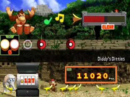 Donkey Konga disc for GameCube (GC) music rhythm video game