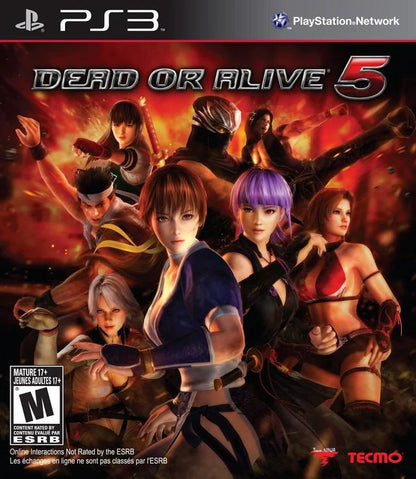 Dead or Alive 5 cover art for PlayStation 3 (PS3) video game