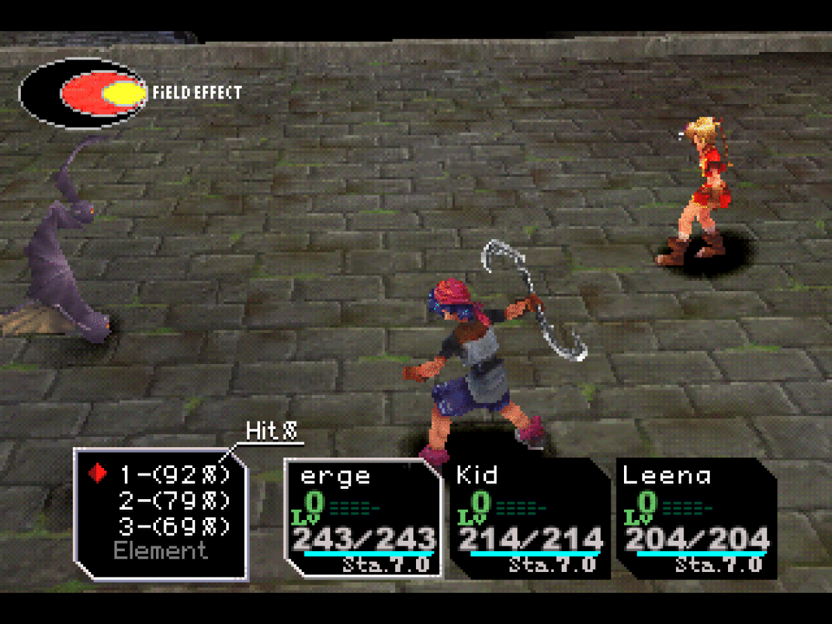 Chrono Cross gameplay for PlayStation 1 (PS1) retro video game
