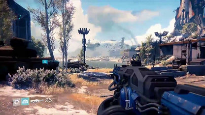 Destiny – Xbox One (XONE) gameplay for online multiplayer sci-fi first-person shooter with cooperative and competitive modes