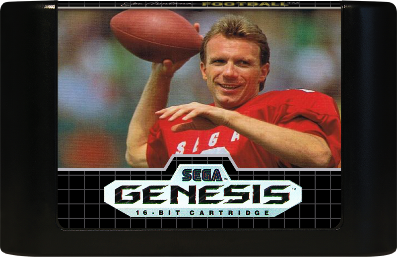 Joe Montana Football cartridge for Sega Genesis (GEN) video game