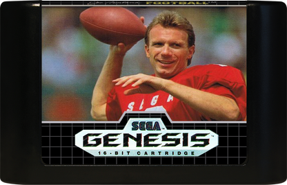 Joe Montana Football cartridge for Sega Genesis (GEN) video game