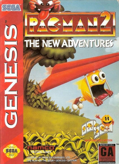 Pac-Man 2: The New Adventures cover art for Sega Genesis (GEN) video game